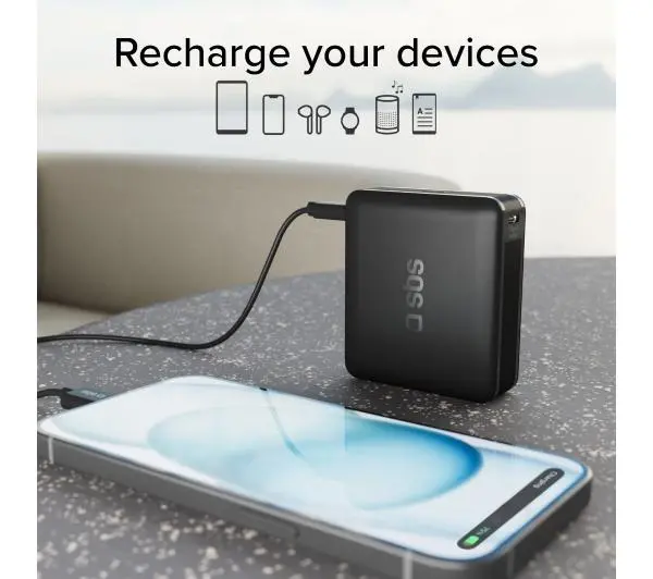 SBS TEBB10000HDPD20K 10000mAh PD 20W Czarny