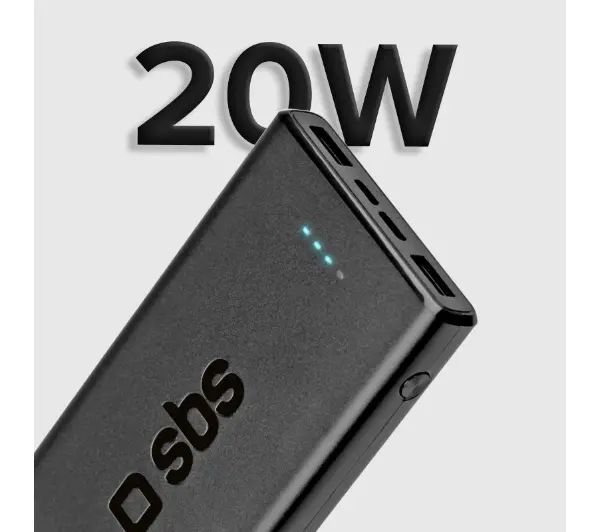 SBS TTBB10000FASTPD20K 10000mAh PD 20W Czarny