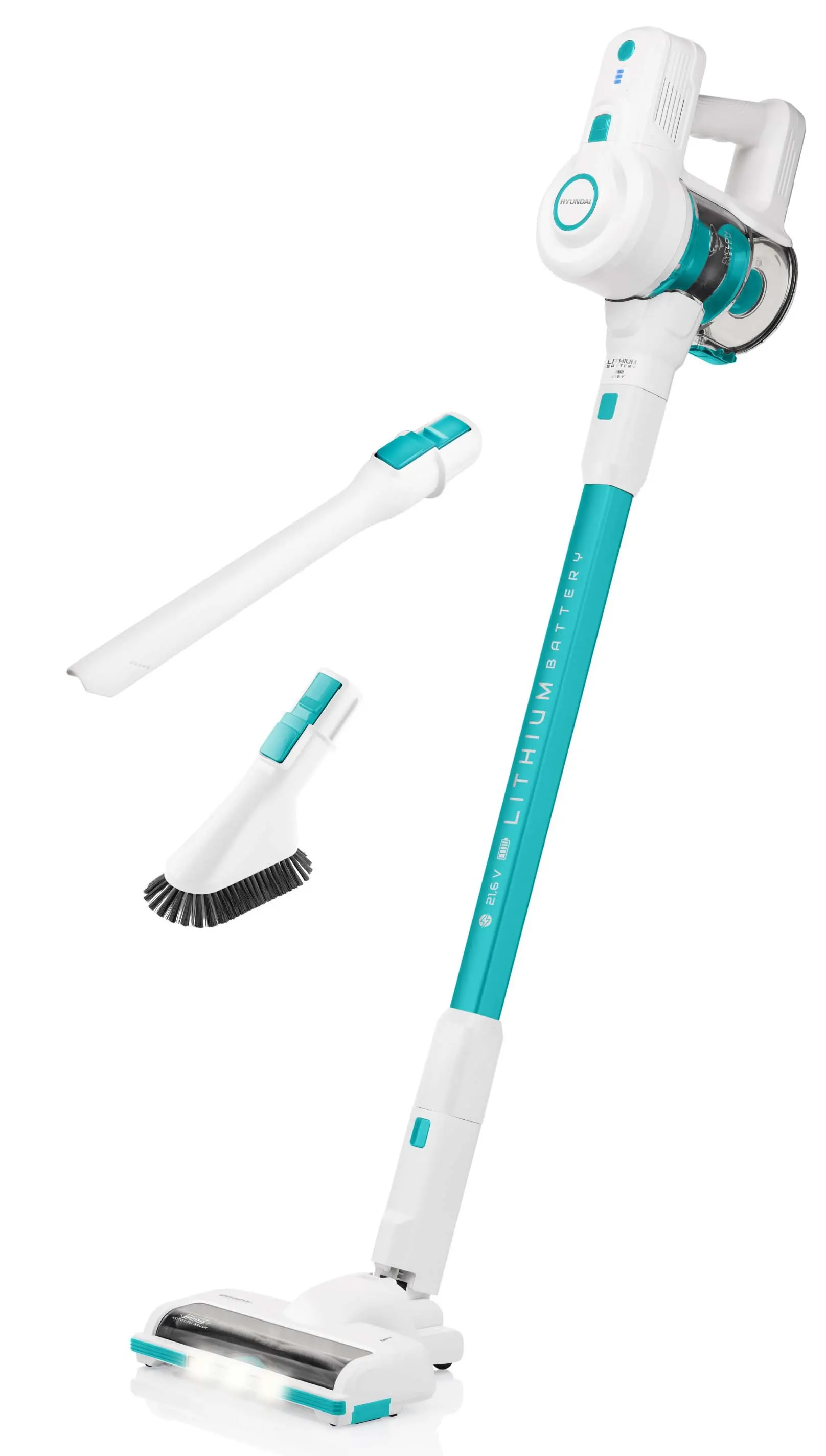 Odkurzacz bezprzewodowy Hyundai VC938 30min Wymienny akumulator