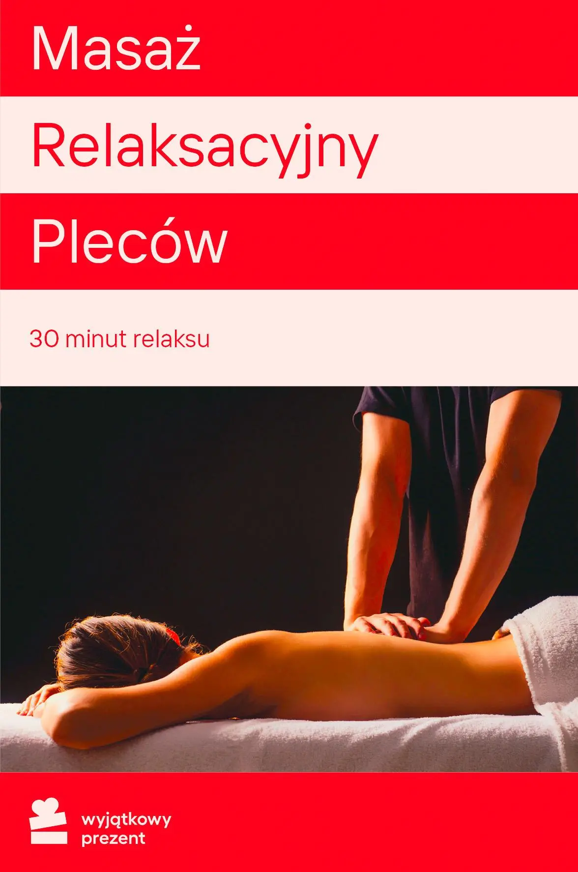 Karta Podarunkowa Masaż Relaksacyjny Pleców Obecnie dostępne tylko w sklepach stacjonarnych RTV EURO AGD