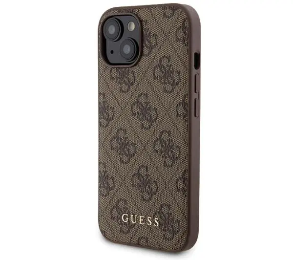 Guess Zestaw do iPhone 15 + Powerbank 5000mAh MagSafe 4G Metal Logo Brązowy - TRZECI -55%, ALBO 5-TY ZA 1ZŁ