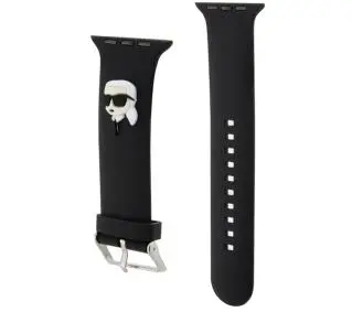 Karl Lagerfeld do Watch 38/40/41mm strap 3D Rubber Karl Head Czarny
