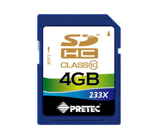 Pretec SDHC Class 10 4GB