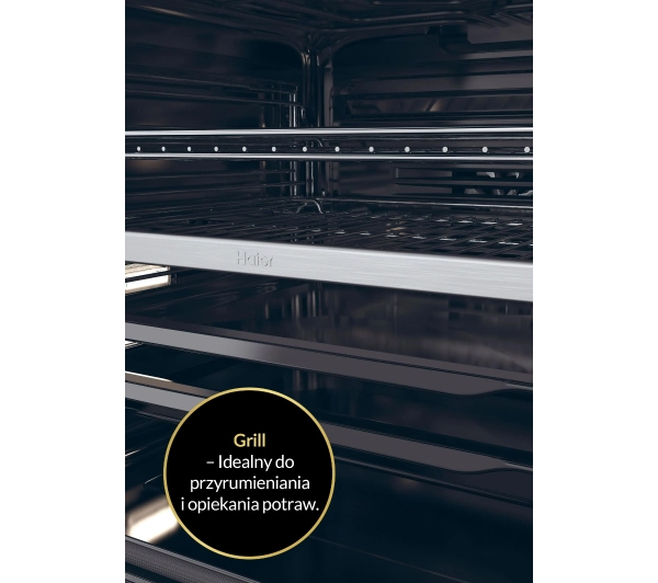 Haier ID Seria 6 H6 ID68C5YTB Funkcje AI Termoobieg AirFry Termosonda Zdalne sterowanie Czarny - TRZECI -55%, ALBO 5-TY ZA 1ZŁ - Kup na Raty - RRSO 0%