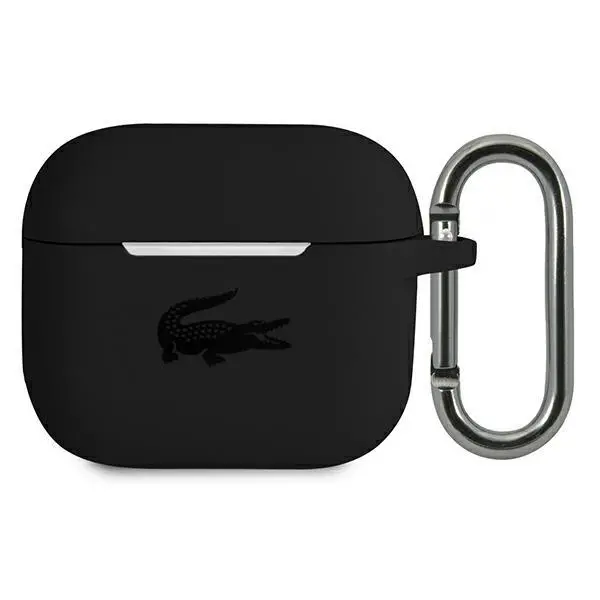 Etui na słuchawki Lacoste LCA3SK Case Silicone do AirPods 3 Czarny
