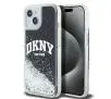 Etui DKNY Hardcase Liquid Glitter Big Logo do iPhone 15 Czarny