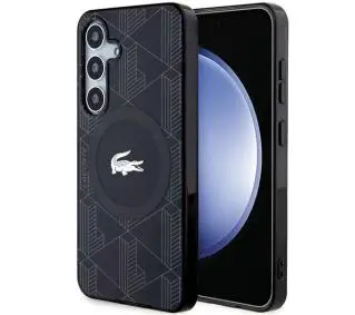Lacoste LCHMS24SUBSK Hardcase IML Blend Monogram MagSafe do Samsung Galaxy S24 Czarny