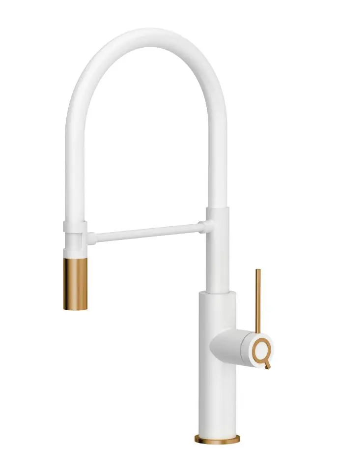 Bateria Quadron Gemma Q Line 3623501WHMPVDC1 Snow white/Miedź Stal szlachetna