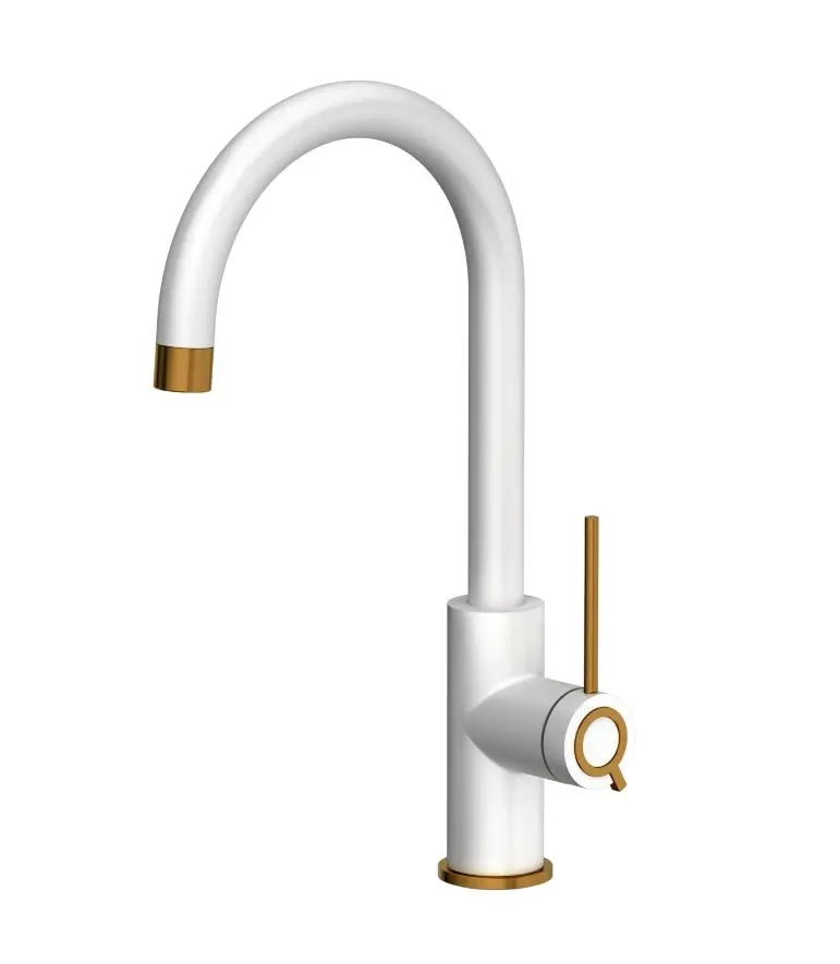 Bateria Quadron Jodie Q Line Slim 3623511WHMDC1 Snow white/Miedź Stal szlachetna