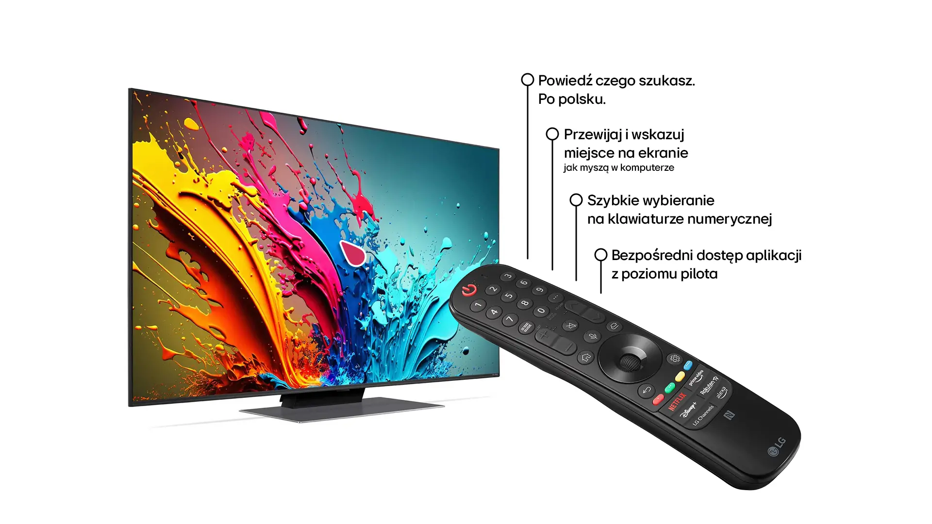 Telewizor LG 50QNED87T6B 50" QNED 4K 120Hz webOS HDMI 2.1 DVB-T2