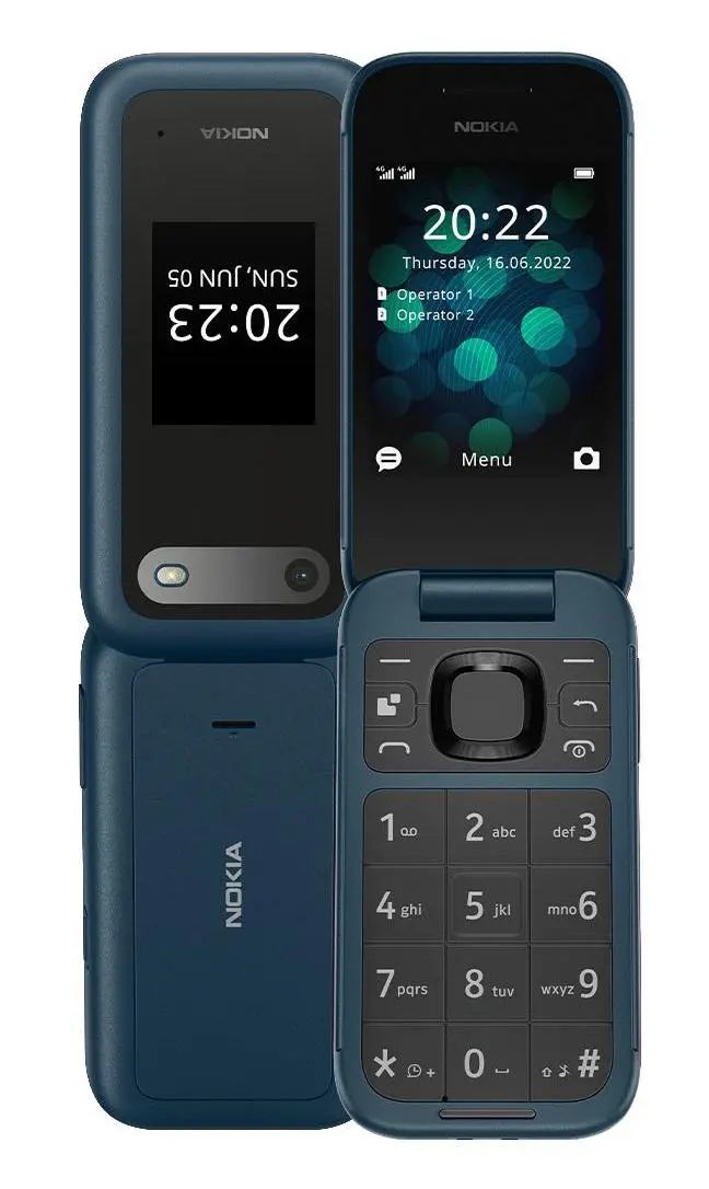Telefon Nokia 2660 Flip 4G 2,8" 0.3Mpix Niebieski
