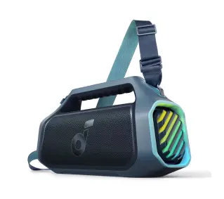 Soundcore Boom 2 Plus 140W Niebieski - ⚡ EURO HIT CENOWY! ⚡ - Kup na Raty - RRSO 0%