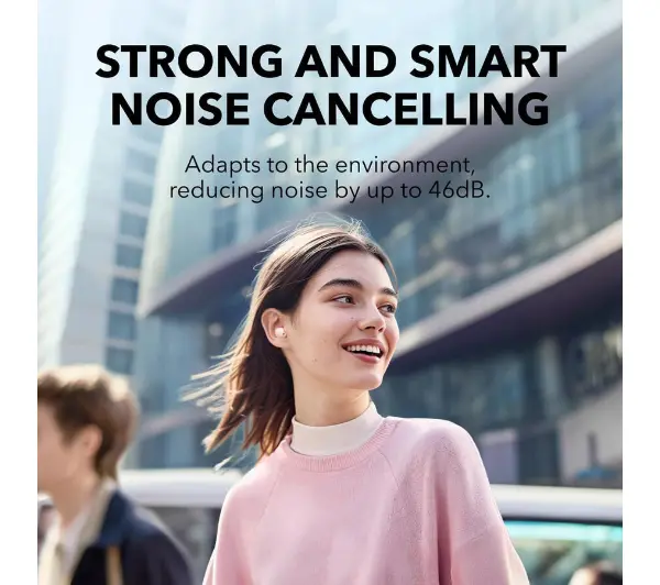 Soundcore A30i ANC Dokanałowe Bluetooth 5.4 Różowy