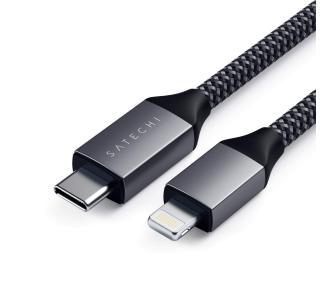 Kabel Satechi ST-TCL18M USB-C do Lightning 1,8m Szary