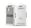 Etui DKNY Hardcase Leather Mono Stripe & Metal Logo do iPhone 14 Beżowy