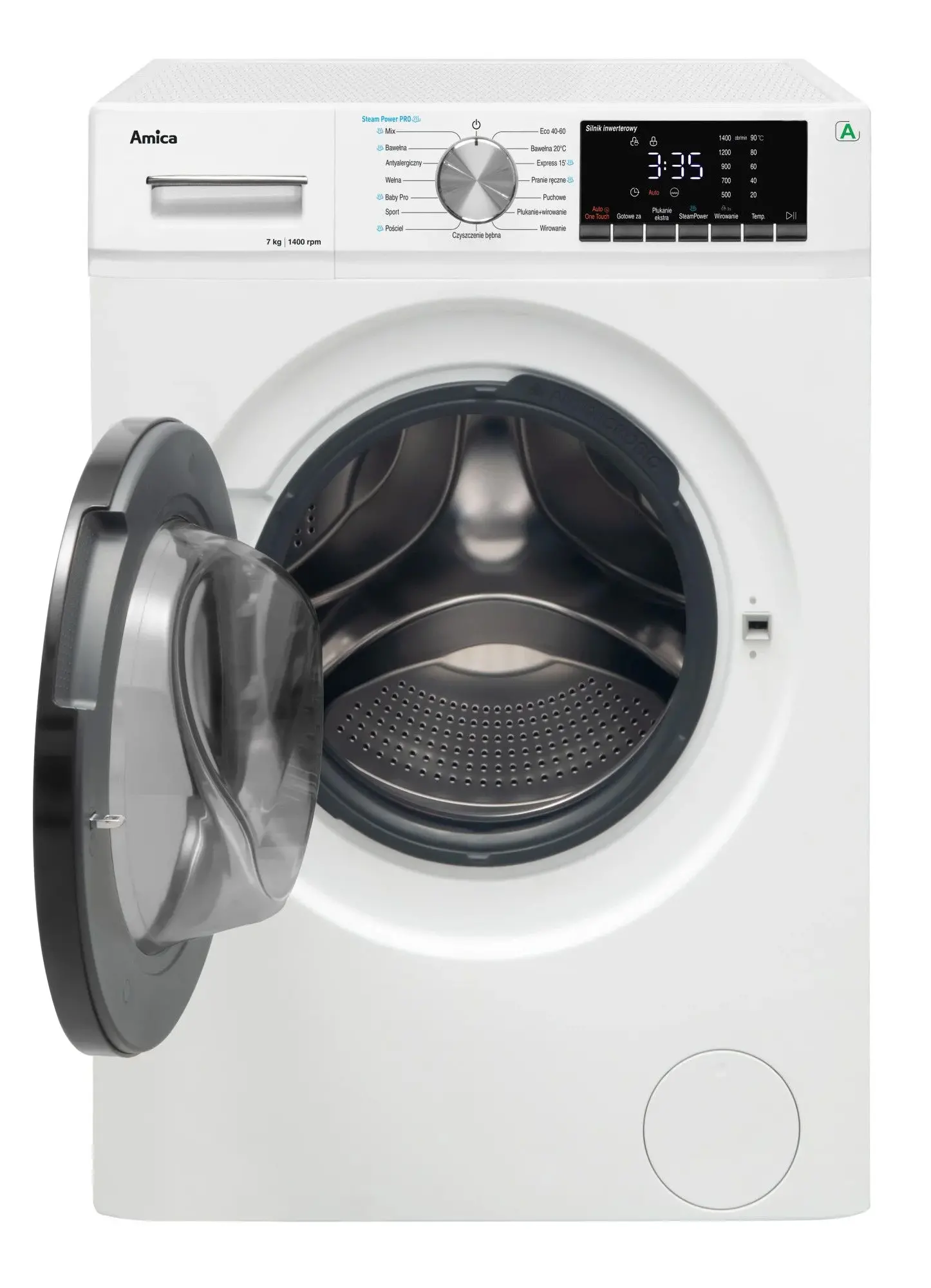 AMICA WA5S714ALiSH – wnętrze bębna