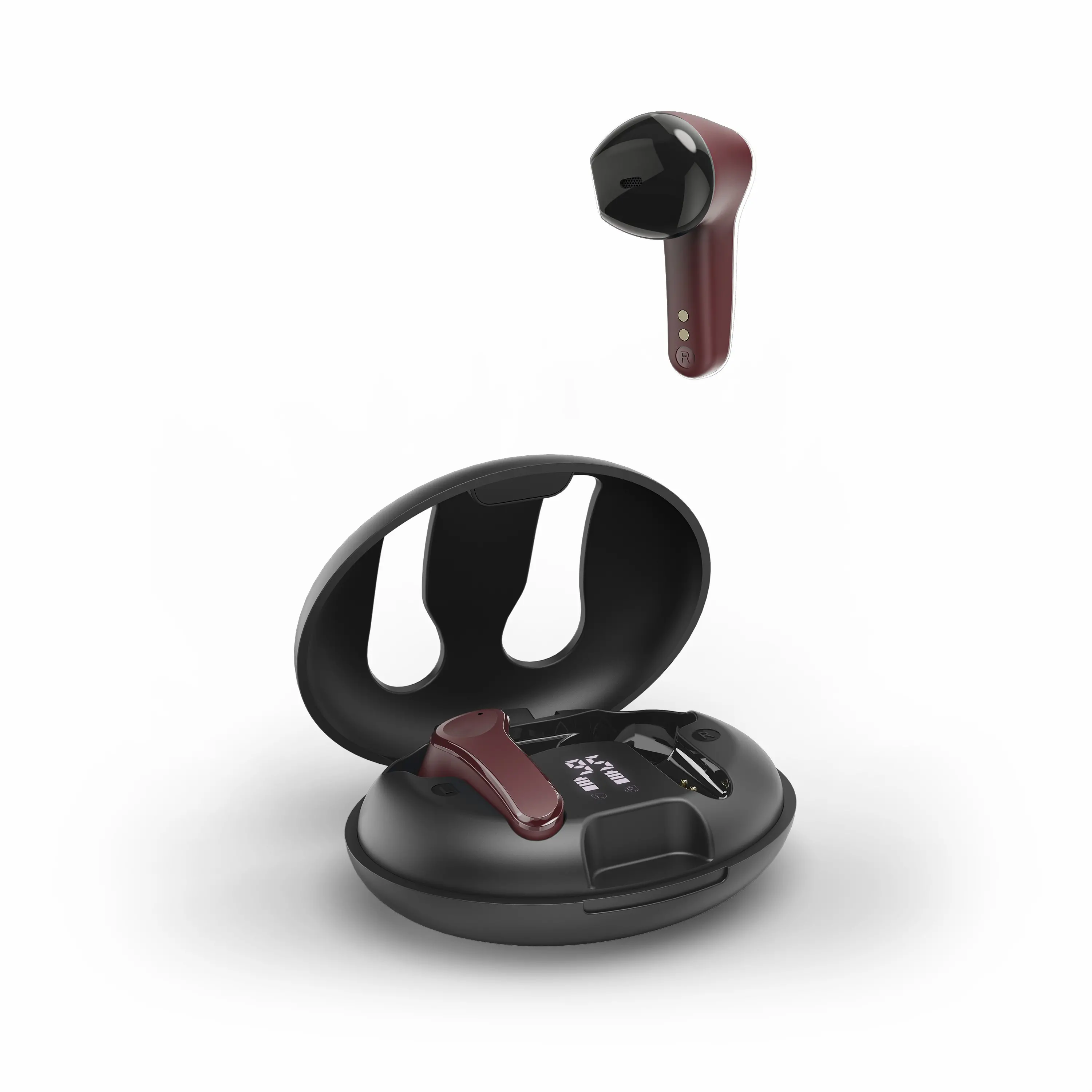 Słuchawki bezprzewodowe Hama Spirit Unchained ENC Douszne Bluetooth 5.3 Czerwony