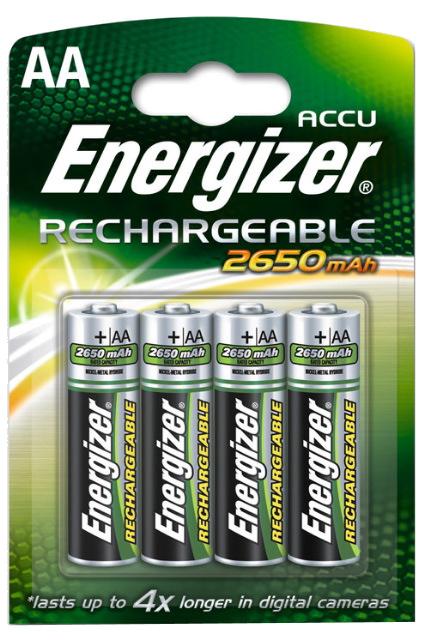 Akumulatorki Energizer AA 2650 mAh (4 szt.)