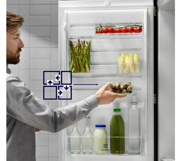 Electrolux 800 LRC8ME39B No Frost 186cm Komora świeżości Czarna stal szlachetna - TRZECI -55%, ALBO 5-TY ZA 1ZŁ - Kup na Raty - RRSO 0%