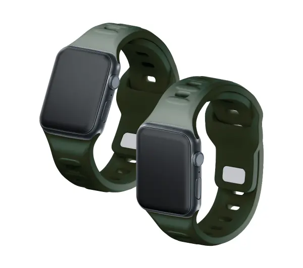 3mk do Apple Watch 44/45/49mm Ciemnozielony