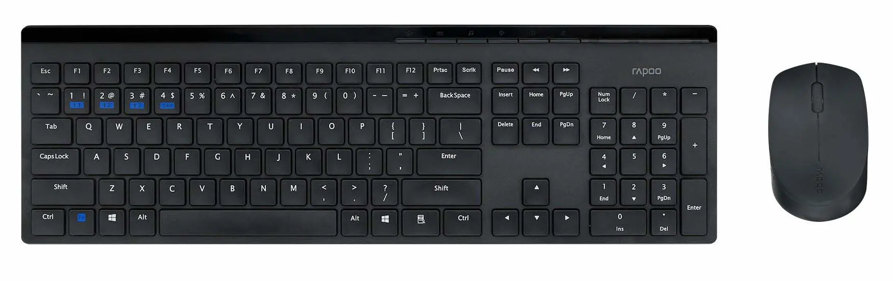 Zestaw Rapoo 8110M Czarny