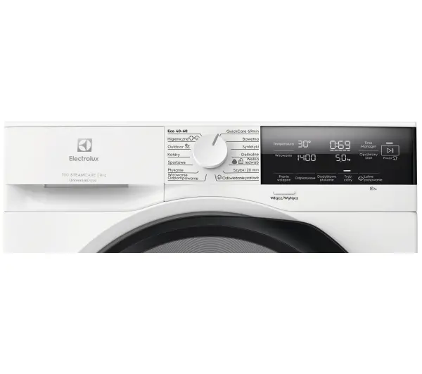 Electrolux 700 SteamCare EW7F3482P 8kg 1400 obr/min - TRZECI -55%, ALBO 5-TY ZA 1ZŁ - Kup na Raty - RRSO 0%