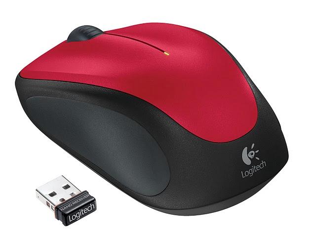 Myszka Logitech M235 (czerwony)