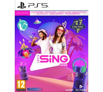 Let's Sing 2025 + 2 mikrofony Gra na PS5