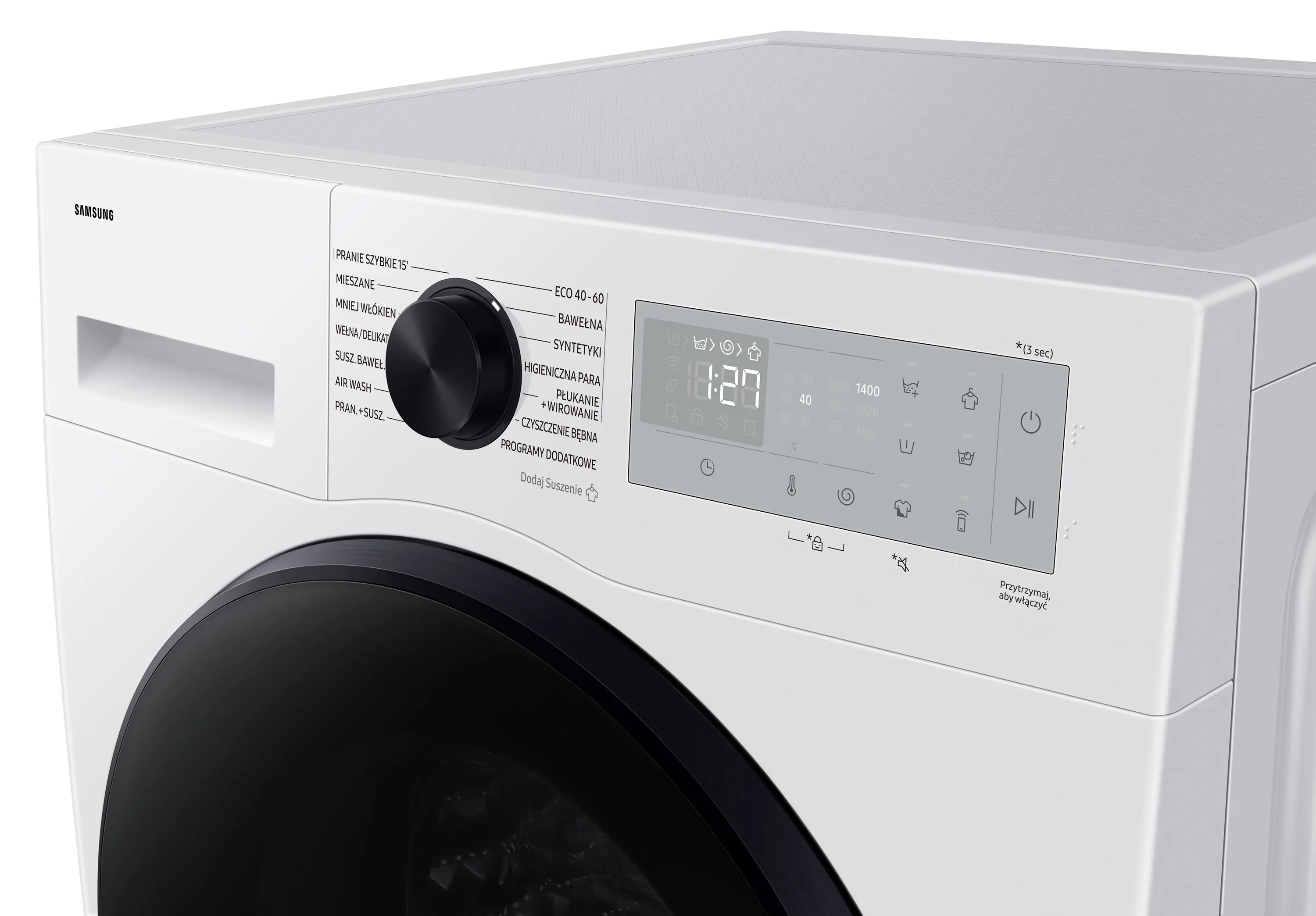 фото Прально-сушильна машина автоматична Samsung WD90DG5B15BHEO