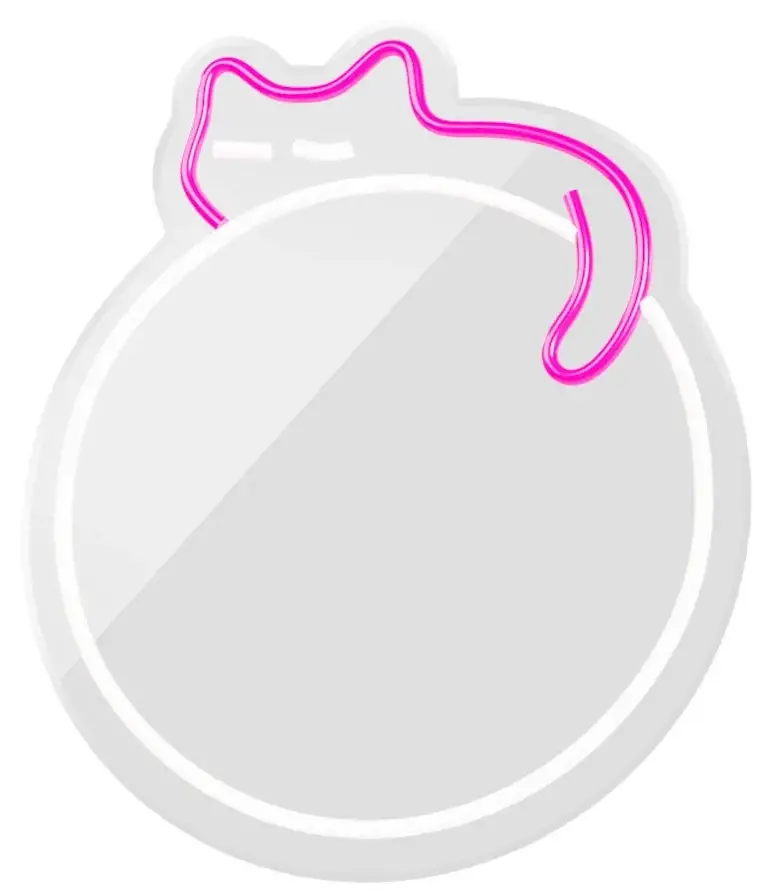 Neon Forever Mirror LED Śpiący kot FMNE03 33lm