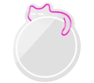 Forever Mirror LED Śpiący kot FMNE03 33lm