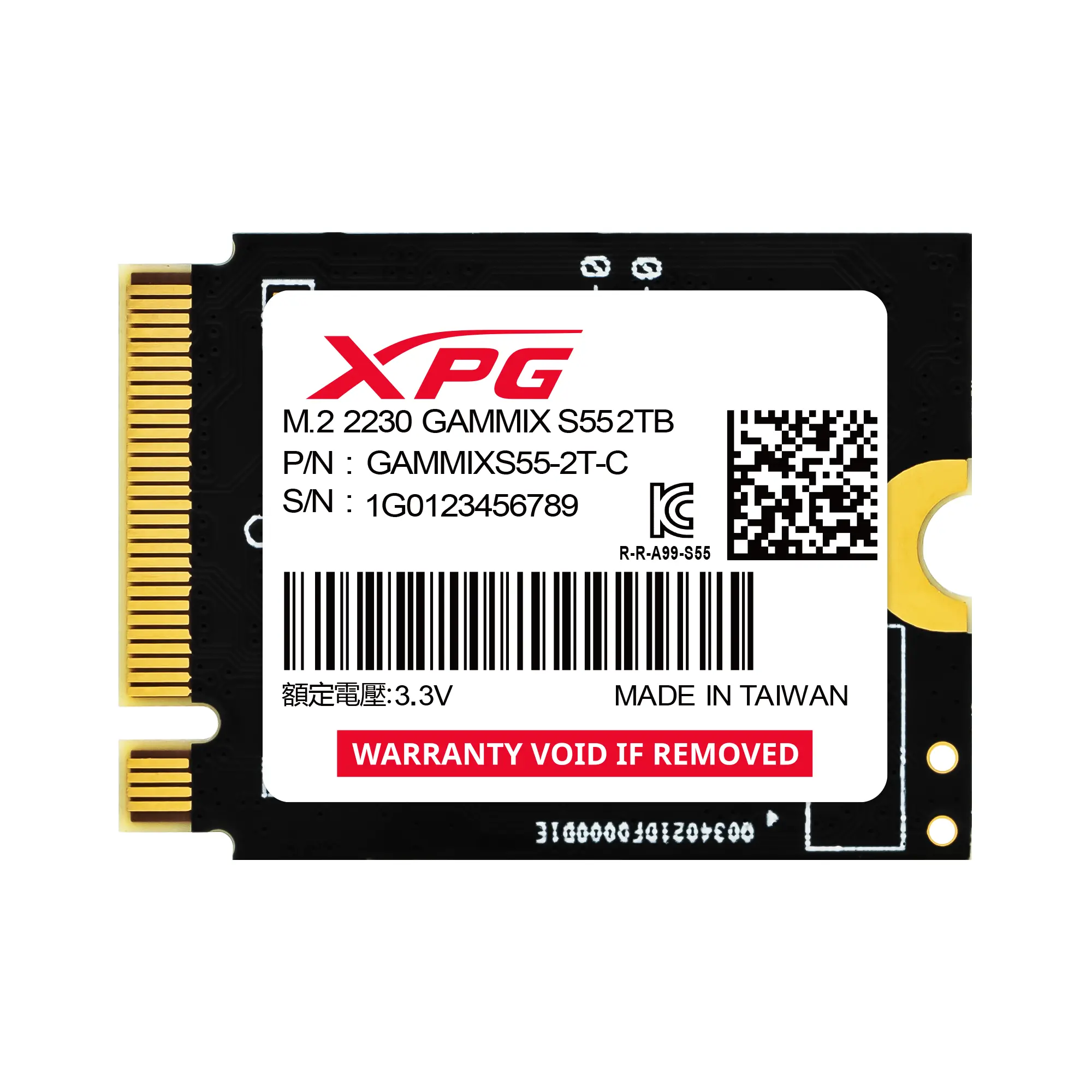 Dysk SSD Adata Gammix S55 2TB PCIe Gen4 x4