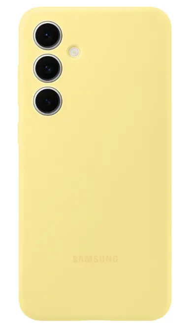 Etui Samsung Silicone Cover do Galaxy S24 FE Żółty