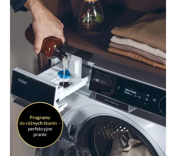 Haier X Series 11 HW110-BD14397U1 Funkcje AI 11kg 1400obr/min Zdalne sterowanie - Kup na Raty - RRSO 0%