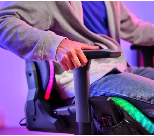 Trust GXT 719 Ruya RGB Gamingowy do 150kg Skóra ECO Czarny - Kup na Raty - RRSO 0%