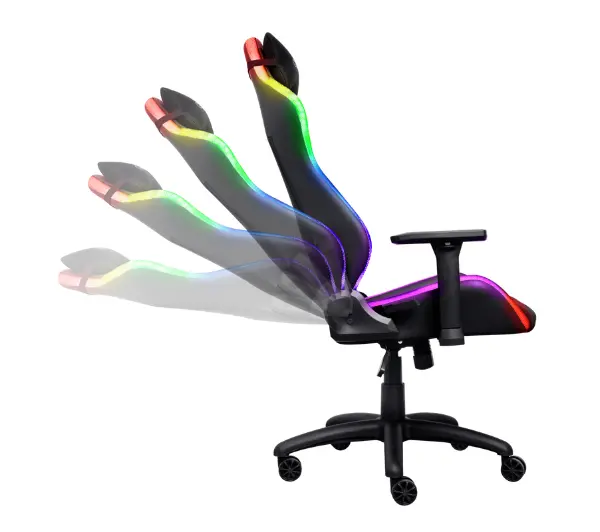 Trust GXT 719 Ruya RGB Gamingowy do 150kg Skóra ECO Czarny - Kup na Raty - RRSO 0%