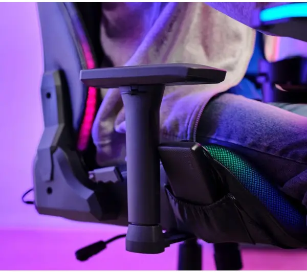Trust GXT 719 Ruya RGB Gamingowy do 150kg Skóra ECO Czarny - Kup na Raty - RRSO 0%