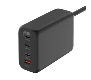 Newell GaN 240W  EU 3xUSB-C USB-A Czarny - Kup na Raty - RRSO 0%