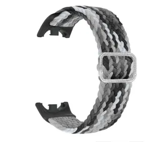 Beline do Mi Band 8 Nylon Czarno-biały