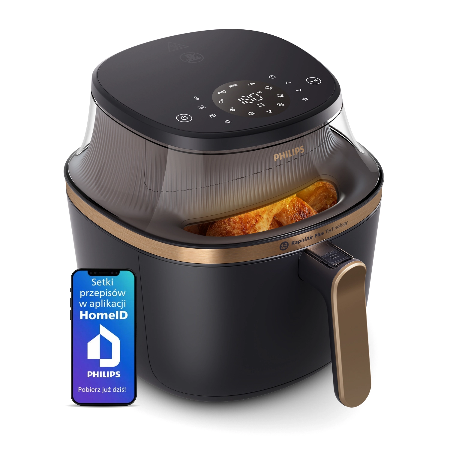 Air fryer Philips Ovi NA332/00 1700W 6,2l Aplikacja mobilna