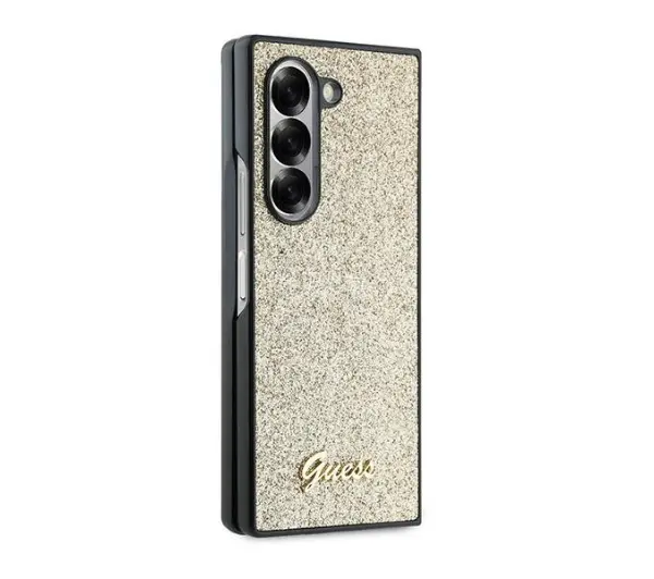 Guess 4G Glitter Script do Galaxy Z Fold 6 Złoty