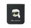 Etui Karl Lagerfeld Saff Monogram do Z Flip 6 Czarny