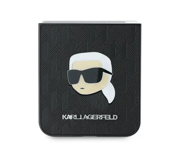 Karl Lagerfeld Saff Monogram do Z Flip 6 Czarny