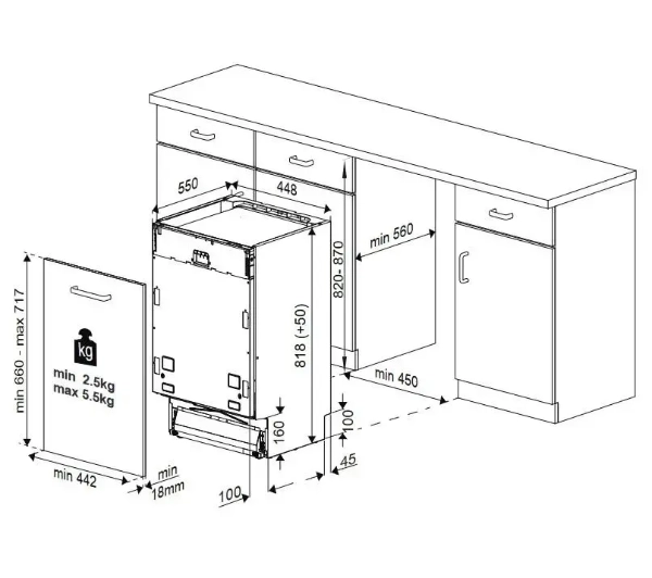 Beko DIS35023E 44,8cm Kosz na sztućce - TRZECI -55%, ALBO 5-TY ZA 1ZŁ - Kup na Raty - RRSO 0%