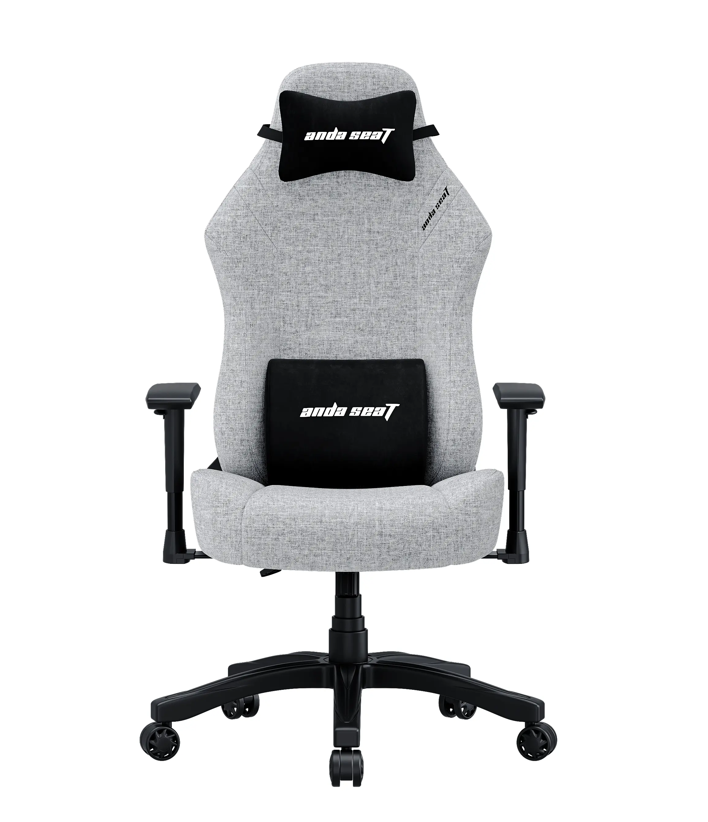 Fotel Anda Seat Luna L Gamingowy do 110kg Tkanina Szary