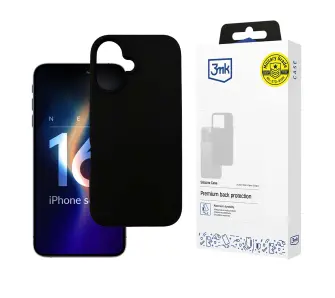 Etui 3mk Silicone Case do iPhone 16 Plus Czarny