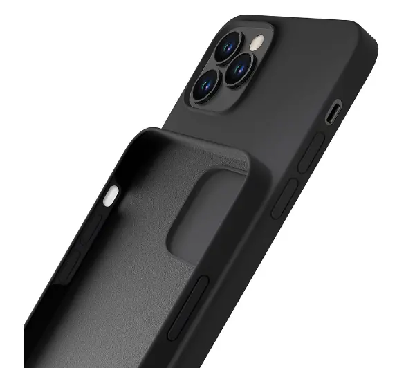 3mk Silicone Case do iPhone 12 Pro Max Czarny