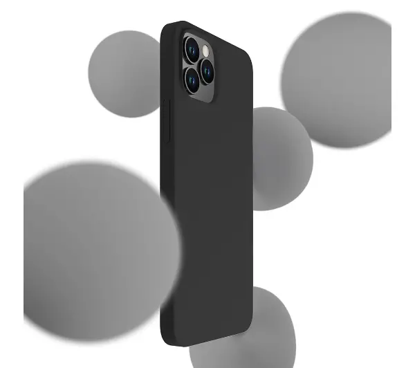 3mk Silicone Case do iPhone 12 Pro Max Czarny
