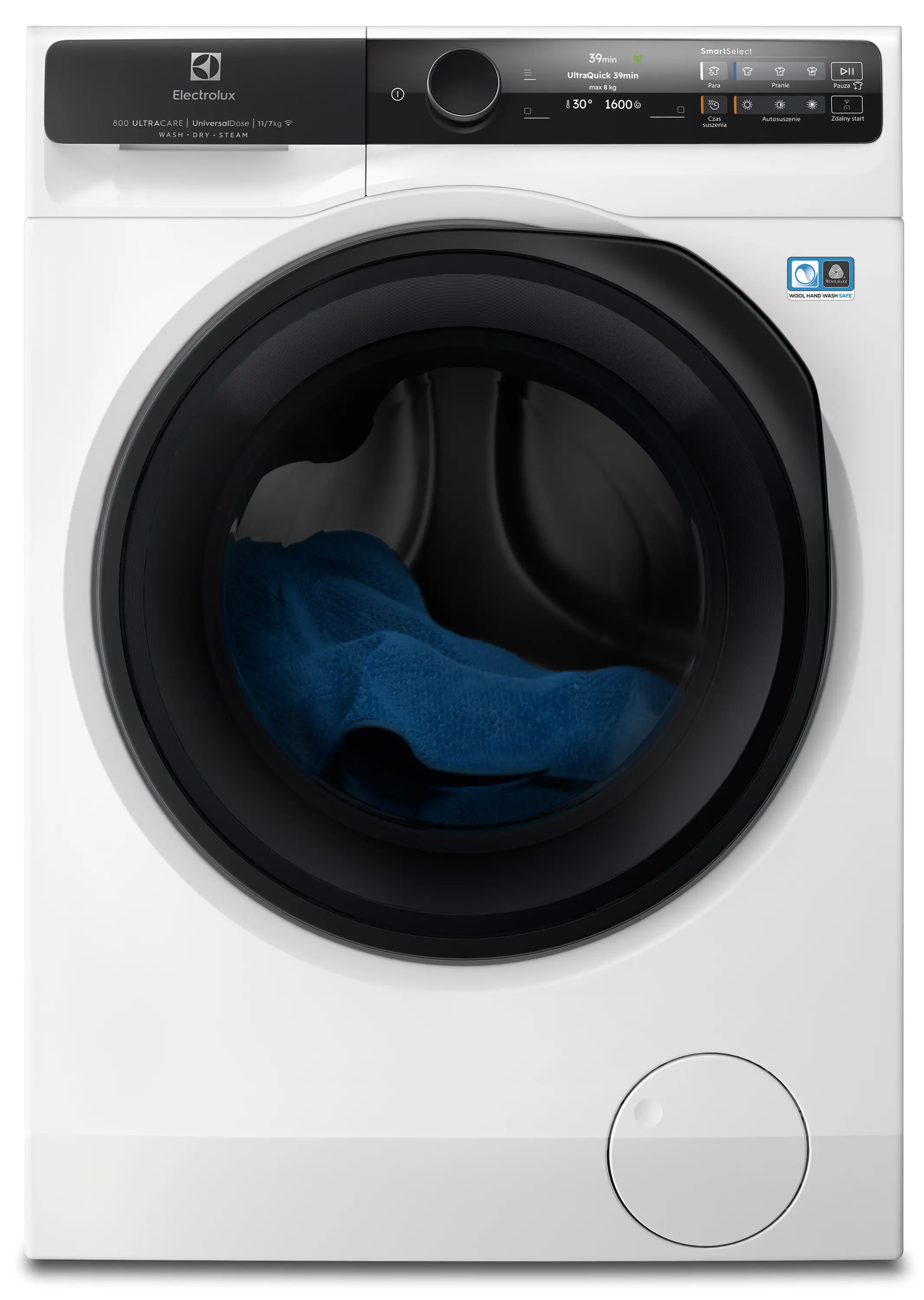 Pralko-suszarka Electrolux 800 UltraCare EW8W7607QP 63,1cm 11kg/7kg Zdalne sterowanie UniversalDose