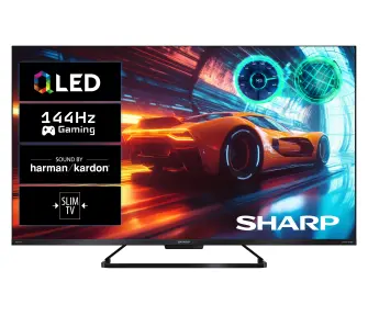 Telewizor Sharp 43GR8765E 43" QLED 4K 144Hz Google TV Dolby Vision Dolby Atmos DTS X HDMI 2.1 DVB-T2